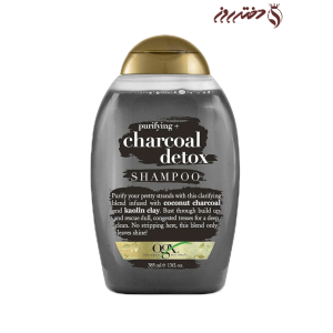 شامپو زغال او جی ایکس|Charcoal detox shampoo ogx