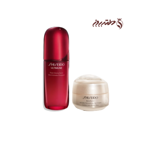 ست سرم آبرسان اولتیمون و کرم دور چشم بنفیانس شیسیدو | Shiseido Ultimune Power Infusing Serum & Benefiance Wrinkle Smoothing Eye Cream Set